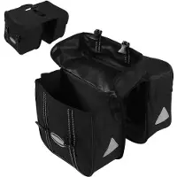 Gistuch Wasserdichte Outdoor-Fahrrad-Rücksitz-Heck-Aufbewahrungstasche Rack Trunk Travel Double Pannier