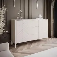 Lookway LUMI Zweitürige Kommode mit Schubladen