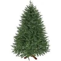 Xkiss Künstlicher Weihnachtsbaum, realistisches Aussehen, klappbare Zweige, Holzsockel,beste Weihnachtsdekorationen