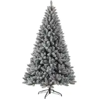 Xkiss Künstlicher Weihnachtsbaum Tannenbaum mit 989 Spitzen und 46 Zweige, Höhe 180 cm, 100% PVC Weihnachtsbaum mit Metallständer,realistisch dicht