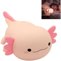 Slyrun USB Dinosaurier Nachtlampe, Hexagon Touch Licht, Warmweiß, Timer 30 Min, Silikon Kinder Nachtlicht, Einschlafhilfe, Stimmungslicht Schlaflicht
