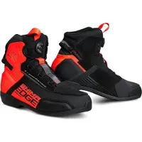 SHIMA Edge Vented Schwarz Rot Motorrad Schuhe Größe 47