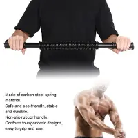 Gistuch Frühling Arm Kraft Muskel Trainer Brust Expander Unterarm Power Exerciser Fitness AusrüstungSchwarz 80KG