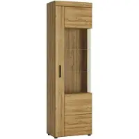 Freiraum Wohnwand >Cortina< (3-teilig) in Grandson Eiche Nachbildung - 215x195x41 (BxHxT)