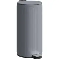 HOMCOM Mülleimer 30 L Treteimer mit Softclose-Deckel und Pedal Mülltrennsystem