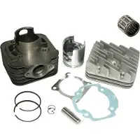 Untimero 50 Zylinder Kopf KOLBEN Nadel Lager KOMPLETT für DERBI Boulevard Bullet Piaggio
