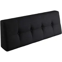 Lermowood Kissen „Verona“ für Palettenmöbel 100x40 Schwarz – Komfortabel, Langlebig und Stilvoll | Für Innen- und Außenbereich | Verschiedene Größen und Farben |