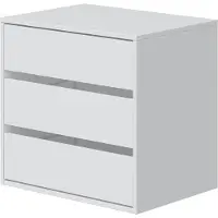 Freiraum Schubkasteneinsatz >Arc< in Weiß - 60x57x44 (BxHxT)