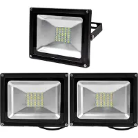Greenmigo 3X 30W LED Fluter Strahler,IP65 Wasserdicht Schwarz Warmweiß 120°LED Außenstrahler Fluter Flutlicht AC 85-265V