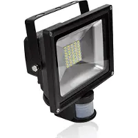 Greenmigo 50W SMD Fluter mit Bewegungsmelder Strahler Warmweiß Schwarz Aluminium Gehäuse IP65 Wasserdicht LED Lampe Wandleuchter Flulicht Flutbeleuchtung LED Gartenlampe Außenstahler