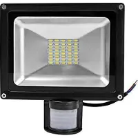 Greenmigo 30W LED Fluter SMD Flutlichtstrahler mit Bewegungsmelder strahler Außenstrahler Wasserdicht IP65 AC 85-265V Warmweiß