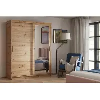 FURMEB24 2-türiger Schiebeschrank HEVEN 120 x 205 x 60 cm - Artisan