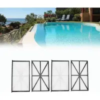Meoiruery 4er-Pack Filter für Poolroboter, Ersatzfilterkartuschen für Poolroboter, waschbar, RCX70101, für Tigershark und Sharkvac