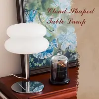 Traumheim Pilz Bedside Lampe,Mushroom Lamp-Pilzlampen,Led Nachttischlampe,Dimmbare Retro Nachtlicht,Tischleuchte für Wohnzimmer,Schlafzimmer,Nachttisch,Weiß