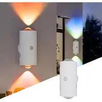 Traumheim 2 Stück RGB Wandleuchte mit Bewegungsmelder & Farbverlauf, kabellos, USB-C, Magnethalterung - Für Wohnzimmer, Flur, Zimmer, Nachtlicht & Schranklicht