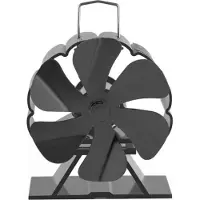 Meoiruery Mini-Belüftungsgerät/Stummschaltventil für die Zirkulation des Heizkessels/Belüftungsgerät für Holzbrûleur/Brügel für Holzventilator