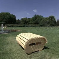 TUGA-Holztech Beistelltisch Gartentisch Lärche