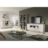 Freiraum Wohnwand >Noida< in kaschmir - 305x192x41cm (BxHxT)