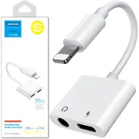 JOYROOM S-Y104, Lightning, Lightning + 3.5mm, 0,12 m, Weiß
