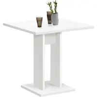 Preisbrecher Säulen-Esstisch >BANDOL 1< in weiß - 70x77,5x70cm (BxHxT)