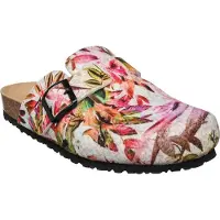 Joe n Joyce Amsterdam Filz Multi-Floral Soft-Fußbett Orange-Multi Größe 37 Schma