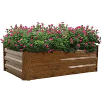 Kondela Metall-Hochbeet Nonky Typ 4 – braun