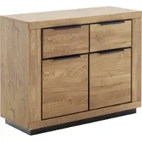 Freiraum Kommode >GRENO< in Wildeiche geölt, Wildeiche teilmassiv - 102x80x40cm (BxHxT)