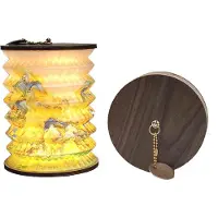 Slyrun Tragbare LED-Leuchte (faltbar, Touch-Dimmer) USB-Ladefunktion – perfekt für Camping, Lesen & Dekoration