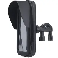 Zimtky Fahrrad Handyhalterung Tasche Wasserdicht, 360° Drehbarem Motorrad Handyhalterung Fahrrad Lenkertasche Handytasche Lenker Fahrradtasche MTB Rennrad Ebike HandyHalter für Handys GPS unter 6.7"