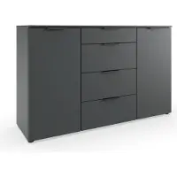 Freiraum Sideboard >OXFORD< in GRAPHIT - 135x84x41cm (BxHxT)