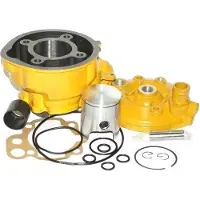 Untimero 70 CCM Sport Racing Zylinder Kopf KOMPLETT für MBK XPOWER X Power 2TAKT 50 GELB