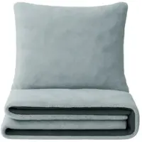 Leonado vicenti Teddyplüsch Winter Bettwäsche 135x200 Set Grau Bubble Optik mit Kissenbezug 80x80 cm und Reißverschluss flauschig 4 Teilig