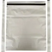 Leonado vicenti 1000 Stück Versandbeutel PE 770x550 mm weiß unifarben wasserfest reißfest mit Klebestreifen