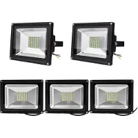 Greenmigo 5X 30W LED Lampe Fluter Scheinwerfer IP65 Warmweiß Schwarz Aluminium Flutlicht Wasserdicht Strahler