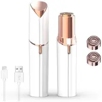 Slyrun Gesichtshaarentferner Damen – USB Gesichtsrasierer mit LED-Licht, schmerzfrei, tragbar für Gesicht & Körper