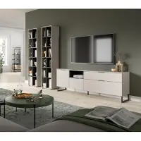 Freiraum Wohnwand >Noida< in kaschmir - 305x192x41cm (BxHxT)
