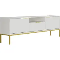 Petits-meubles TV-Möbel Seattle , Weiß, 175cm