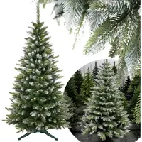 Sarcia.eu Künstlicher Weihnachtsbaum Bergamo Fichte, dicht, schneebedeckt, PREMIUM + Ständer, wie echt 180 cm