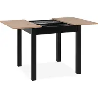 Freiraum Esstisch "Coburg" ausziehbar 120cm, Artisan Eiche/schwarz. Abmessungen (BxHxT) 80/120x76,5x80 cm