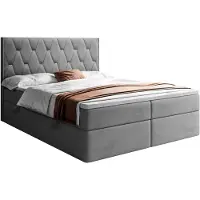 Lookway Kontinentalbett IZOLDA mit Bettkasten, 160x200 cm, Royal Velvet 250