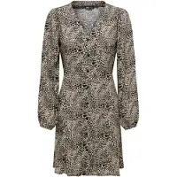 ONLY Druckkleid "ONLEVIDA L/S SHORT DRESS WVN NOOS"