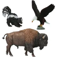 Sarcia.eu Collecta Wildtiere Set, Tierfiguren 3+