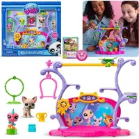 Sarcia.eu Littlest Pet Shop Figurensatz Talent Show, Tiere + Zubehör, bewegliche Figuren 4+