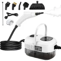 Traumheim Dampfreiniger 2500W,6 Geschwindigkeiten Einstellbar,Handdampfreiniger, tragbarer Reiniger, Küchenreiniger geeignet für Auto, Böden,Fenster und Küchen