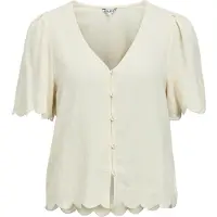 Object V-ausschnitt Bluse Grau 34