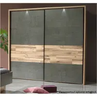 Freiraum Schwebetürenschrank Schlafzimmerschrank Schiebetürenschrank Schrank "Rhodos II"