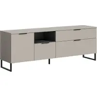 Freiraum Lowboard >Noida< in kaschmir - 64x185x41cm (BxHxT)