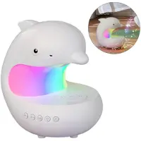 Slyrun LED Musik Nachtlicht – Niedliches Nachtlicht mit 7 Farbmodi, Timer, dimmbar, USB wiederaufladbar für Kinderzimmer