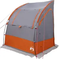 Syfax Heckklappenzelt Personen 194 x 180 x 210 cm Grau und Orange