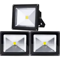 Greenmigo 3pcs 50W LED Fluter,IP65 Wasserdicht Schwarz Kaltweiß 120° LED Außenstrahler Fluter Flutlicht AC 85-265V Tageslichtweiß